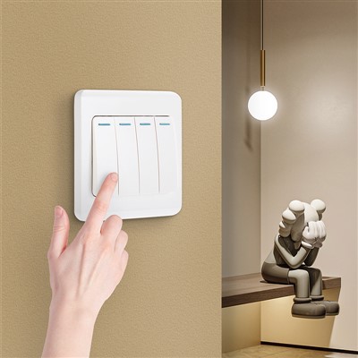 Krom 3-vejs lyskontakt